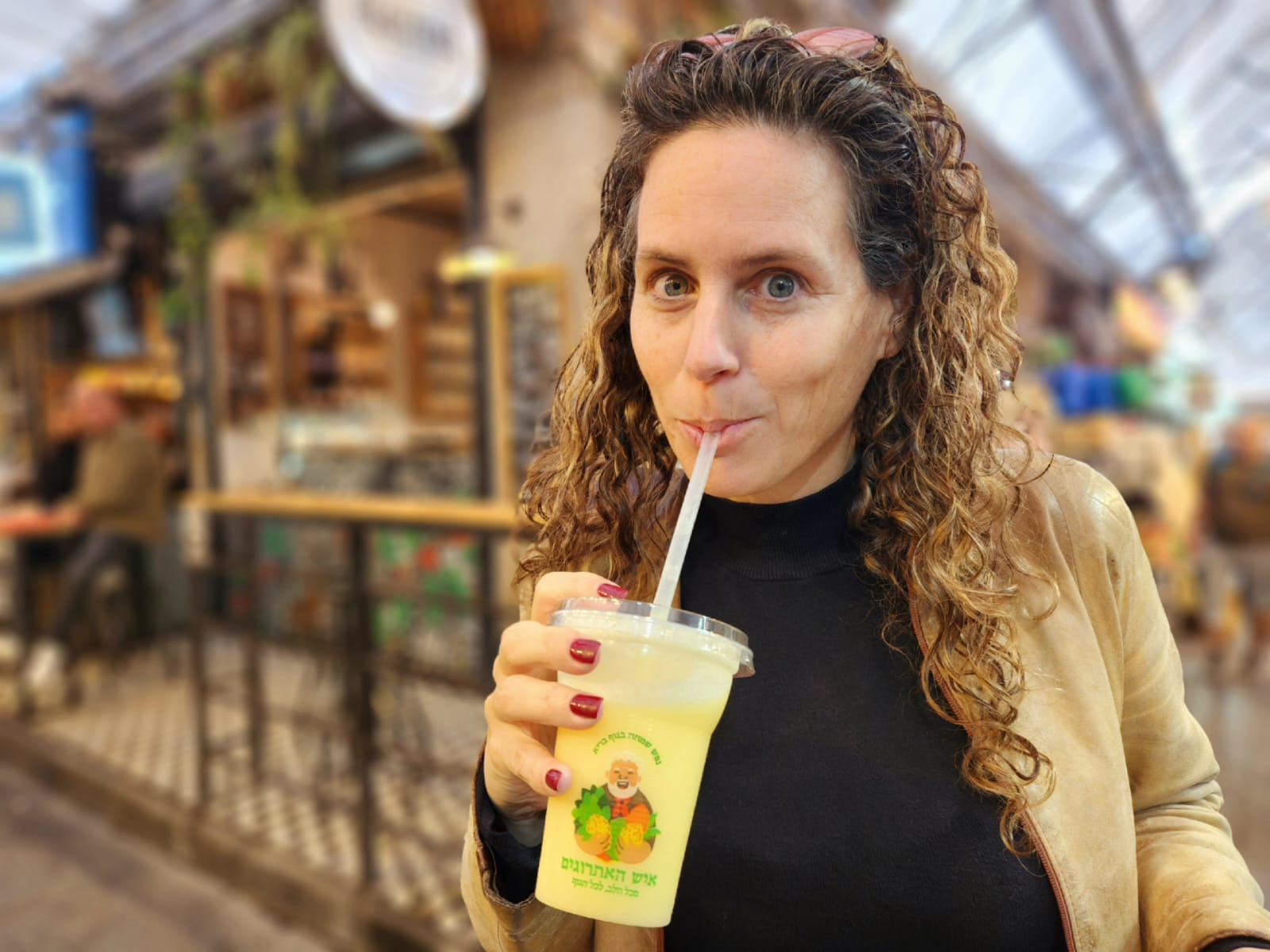 כוס מיץ בריאות