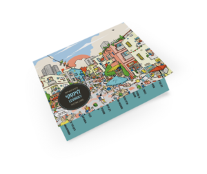 כרטיס הטעימות המאויר שוק לוינסקי